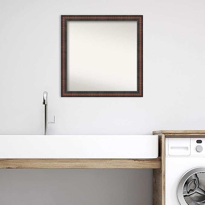 Amanti Art White Bathroom Mirror - Image 6