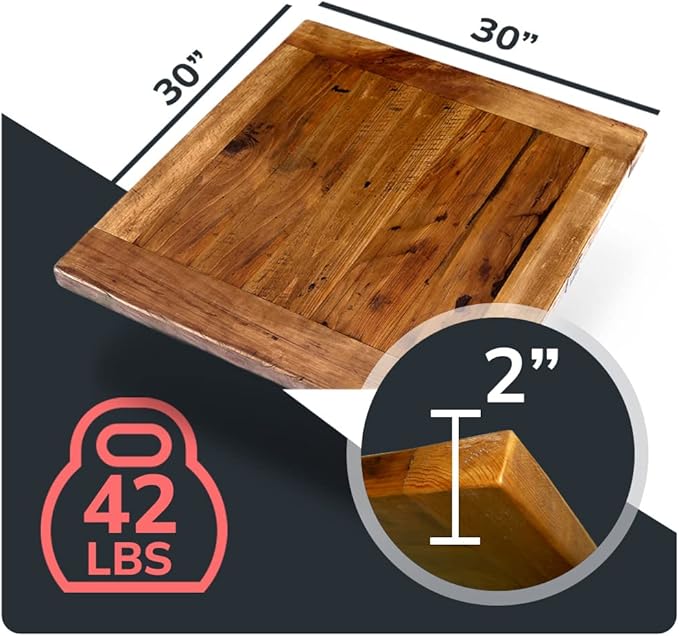 Reclaimed Wood Table Top - Image 2