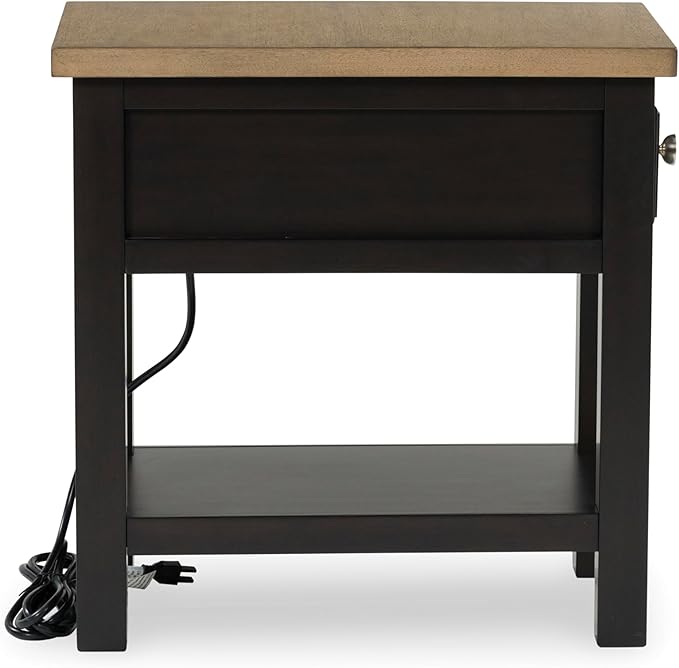 Signature Design by Ashley Drazmine Casual 1 Drawer Chair Side End Table - Image 5