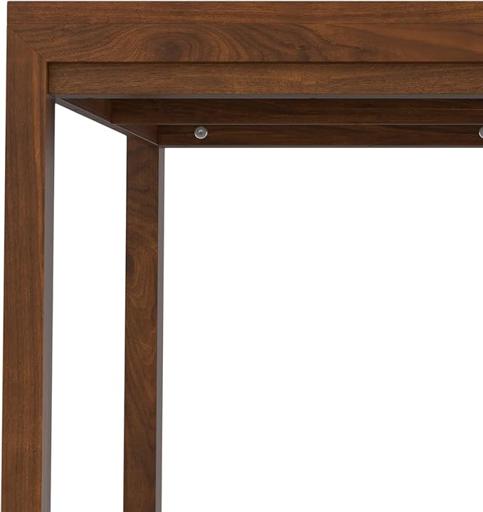 SIMPLIHOME Wilson Square Dining Table, Solid Wood Walnut Veneer, 54-inches - Image 12
