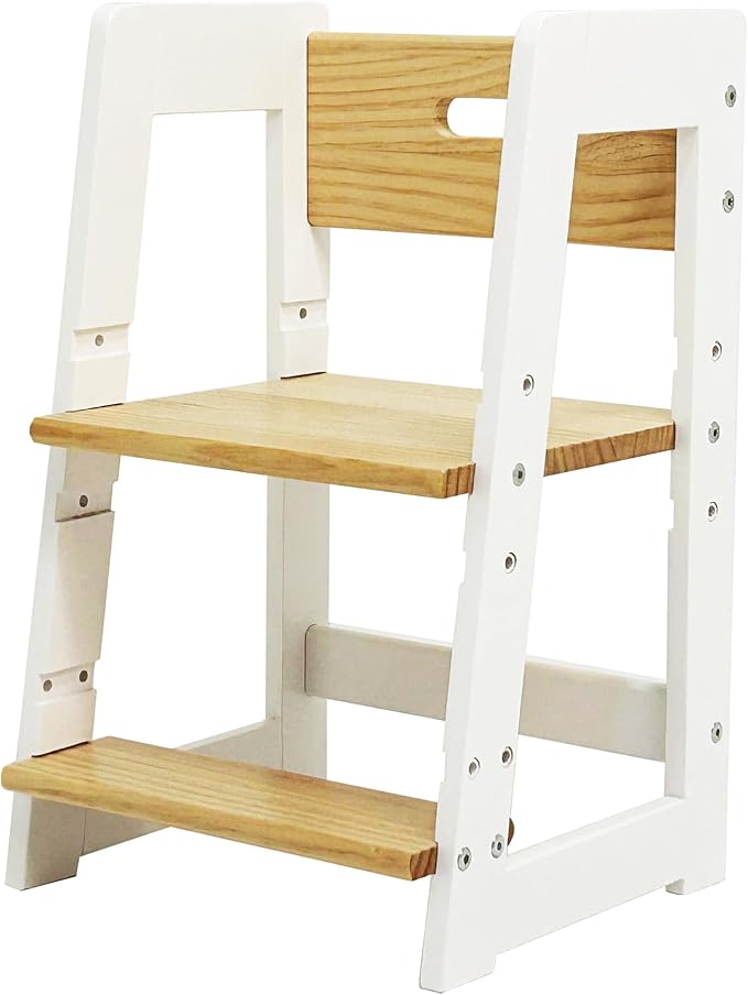 Damoch Family® Compact Toddler Chair & Wooden Step Stool by DamochFamily-RightChoice