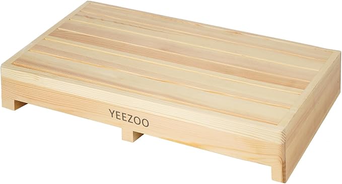 Wooden one Step Stool- Solid Pine Wood Step Riser by yeezoo