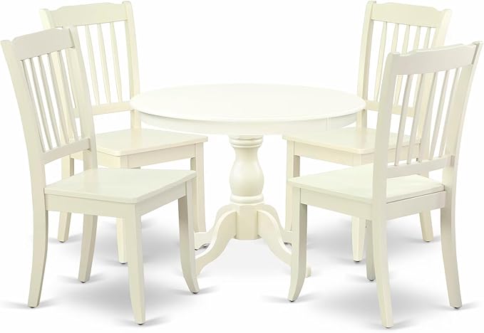 East West Furniture HBDA5-LWH-W 5 Piece Dinette Set by EastWestFurniture