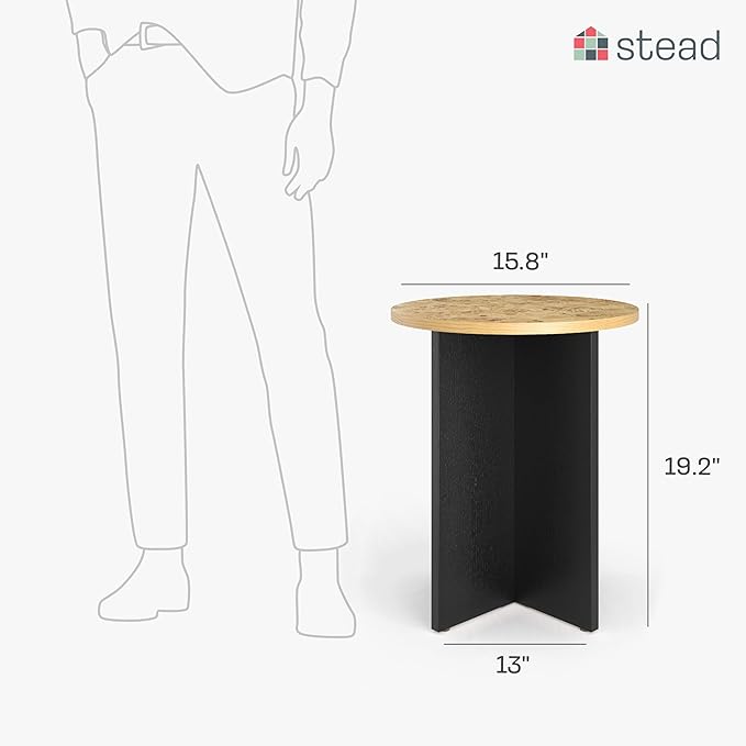 Round Accent Table for Living Room Furniture - Image 2