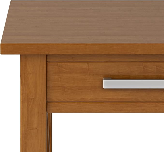 SIMPLIHOME Kitchener SOLID WOOD 21 inch Wide Square Contemporary End Side Table - Image 6