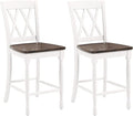 Crosley Furniture Shelby Wood X Back Counter Height Bar Stools Set of 2 by CrosleyFurniture