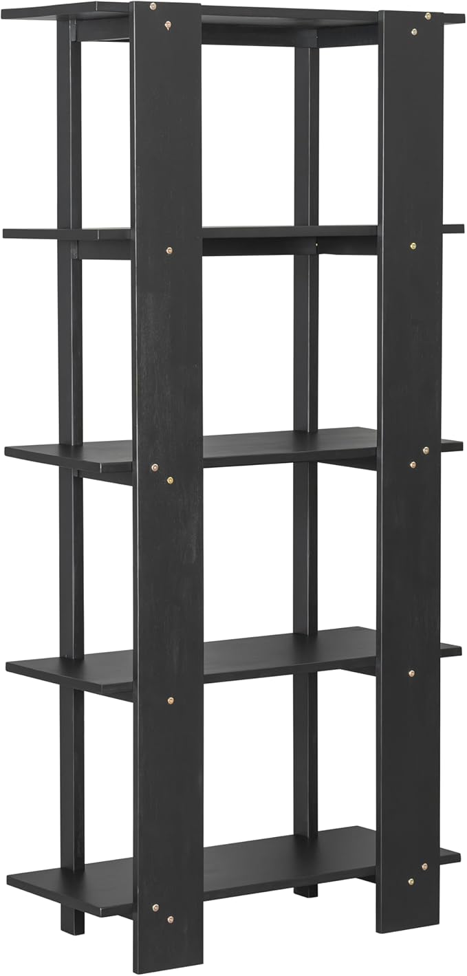 Christopher Knight Home Milio Modern 4 Shelf Bookcase, Acacia Solid Wood Book - Image 8