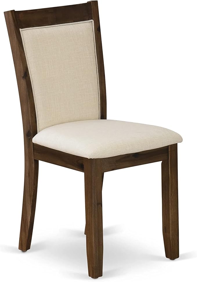 East West Furniture X727MZN32-7 7 Piece Modern Dining Table Set Consist of a - Image 9