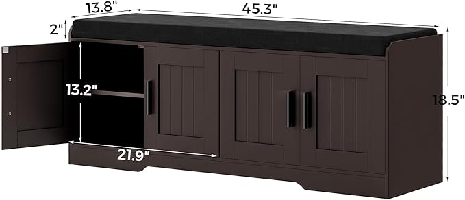 2-Tier Storage Bench, Shoe Bench - Image 2