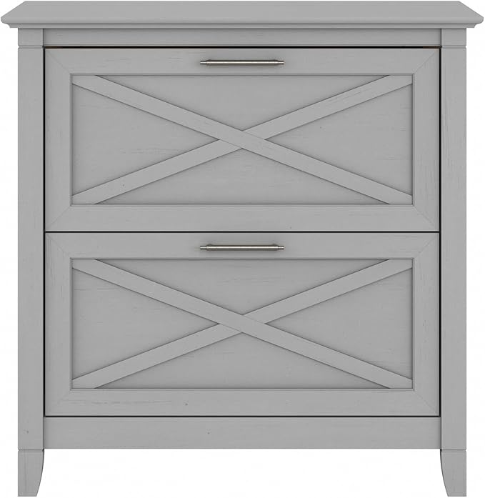 Bush Furniture Key West 2 Drawer Lateral File Cabinet in Cape Cod Gray | - Image 7