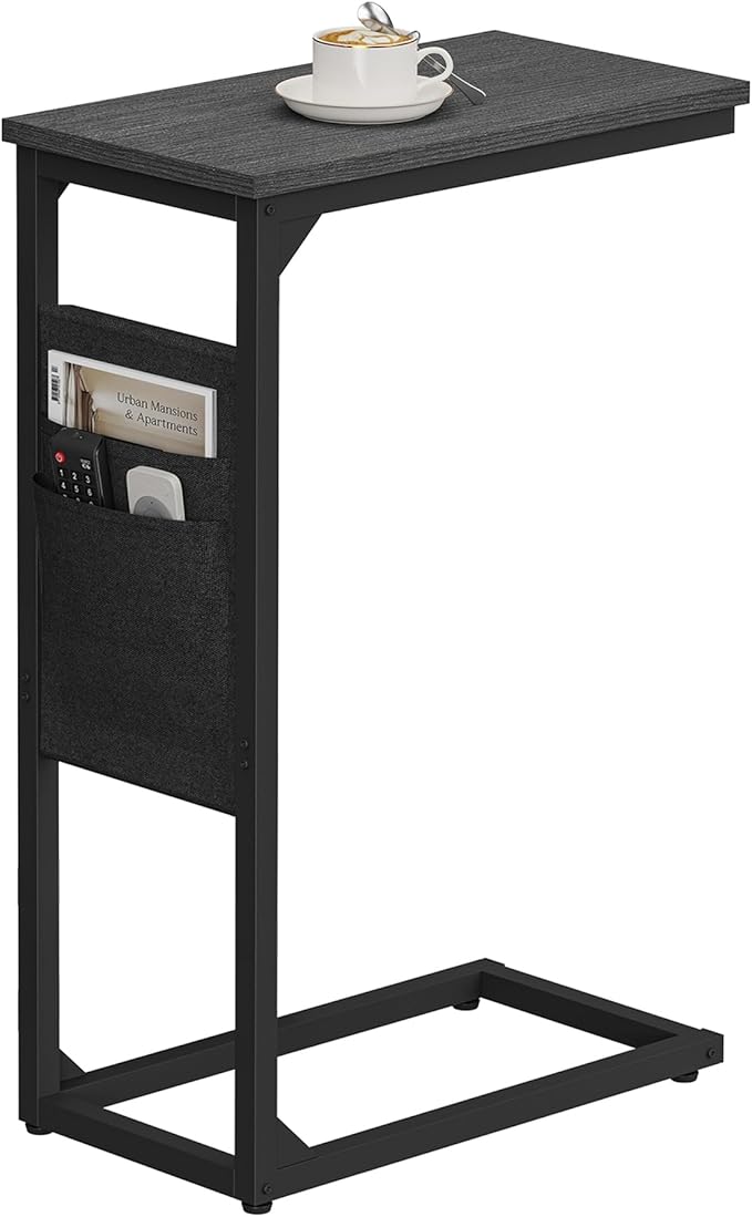 TUTOTAK C Shaped End Table, Side Table by WelcometotheTUTOTAKHome