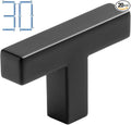 KOOFIZO 30-Pack Solid T Bar Cabinet Knob by Koofizo