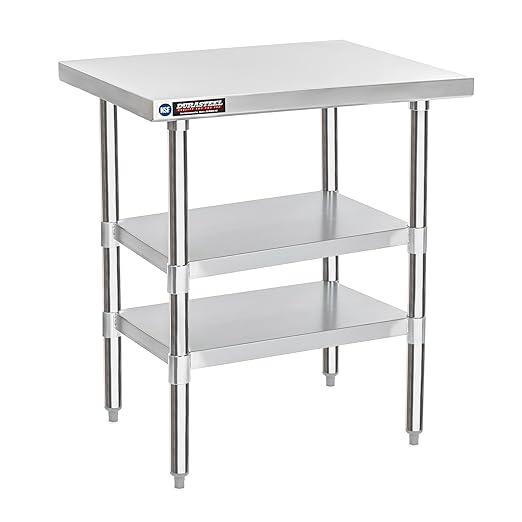 DuraSteel Food Prep Stainless Steel Table by DuraSteel