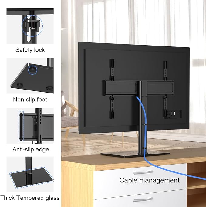 Suptek Reinforced Universal TV Stand - Image 5