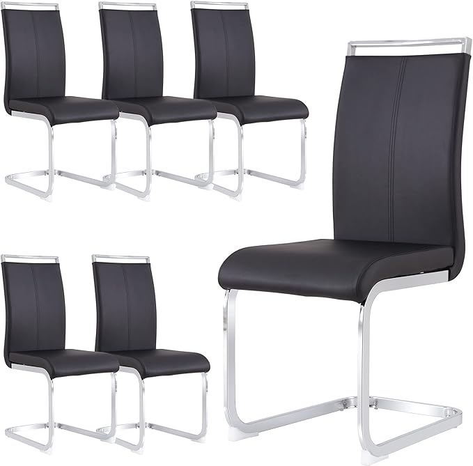 Dining Chairs Set, Kitchen Modern Metal Chairs by Gopop