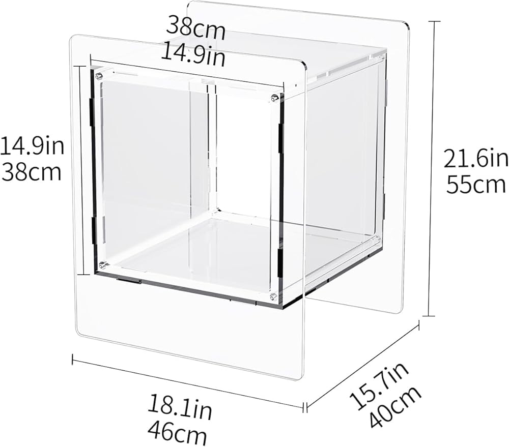 Acrylic Nightstand Colorful Bedside Table - Image 3