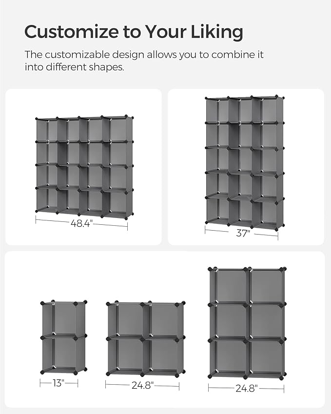 SONGMICS Cube Storage Organizer, Closet Organizers and Storage, Room - Image 6