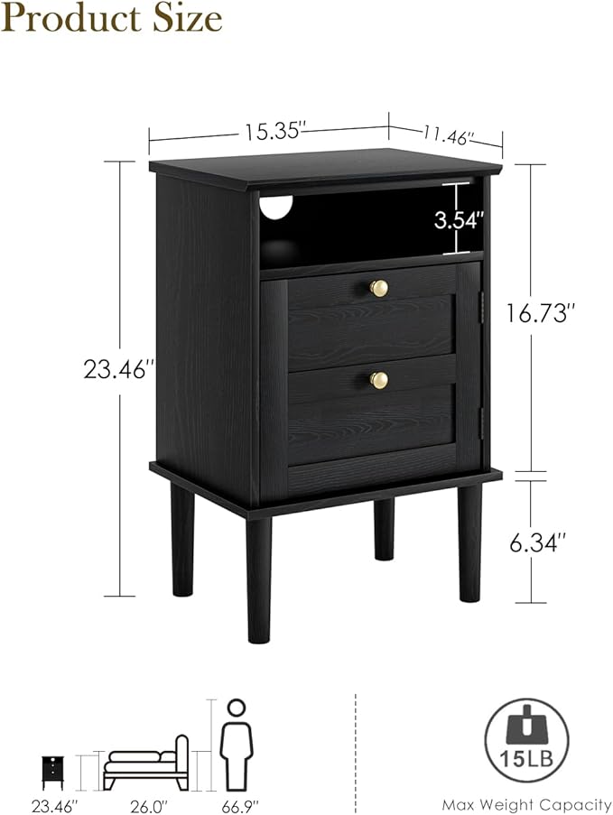Nightstand, Boho Night Stand - Image 2