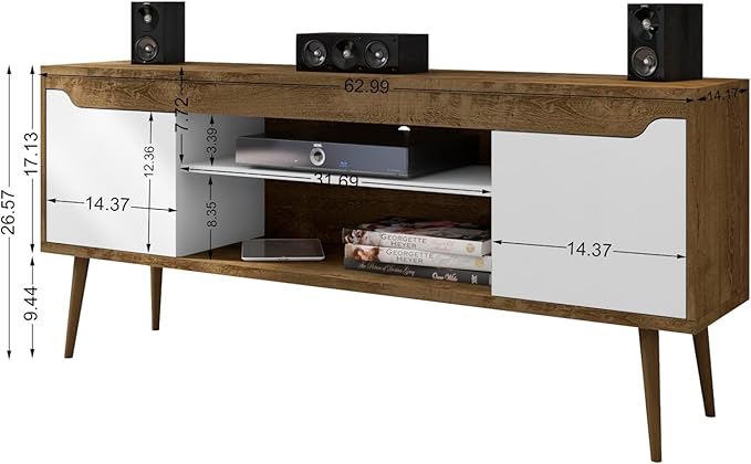 Manhattan Comfort Bradley Mid Century Modern TV Stand - Image 3