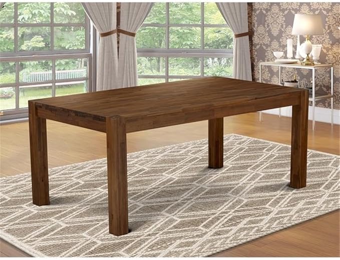East West Furniture LM7-0N-T Lismore Dining Room Table - Image 2