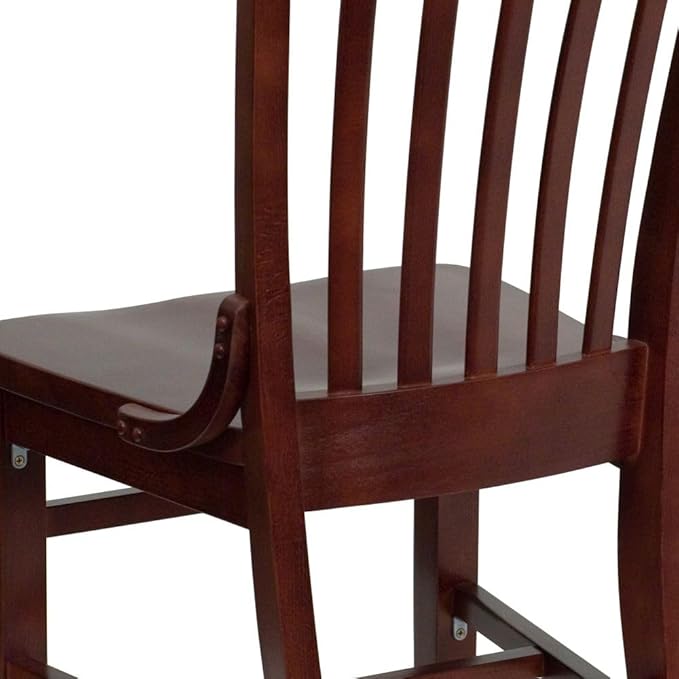Flash Furniture Hercules Series School House Back Wood Restaurant Chair - Image 9