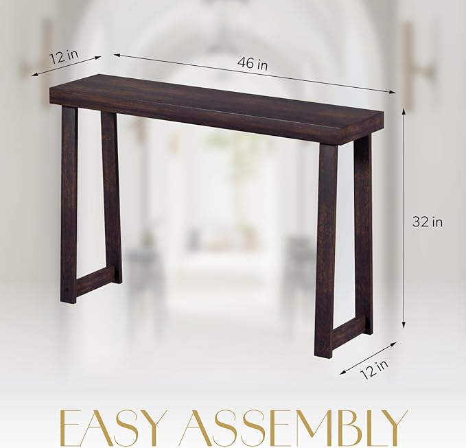 Solid Wood Console Table - Image 3
