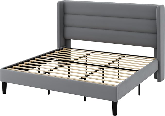 Allewie King Size Platform Bed Frame - Image 9