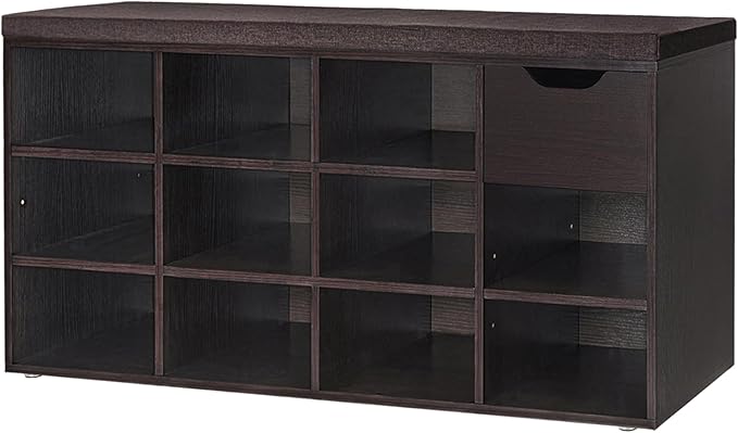 DINZI LVJ Shoe Bench, Entryway Storage Bench by DINZILVJ
