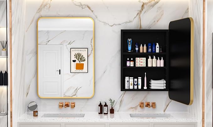 24x30 Inch Bathroom Medicine Cabinet - Image 4