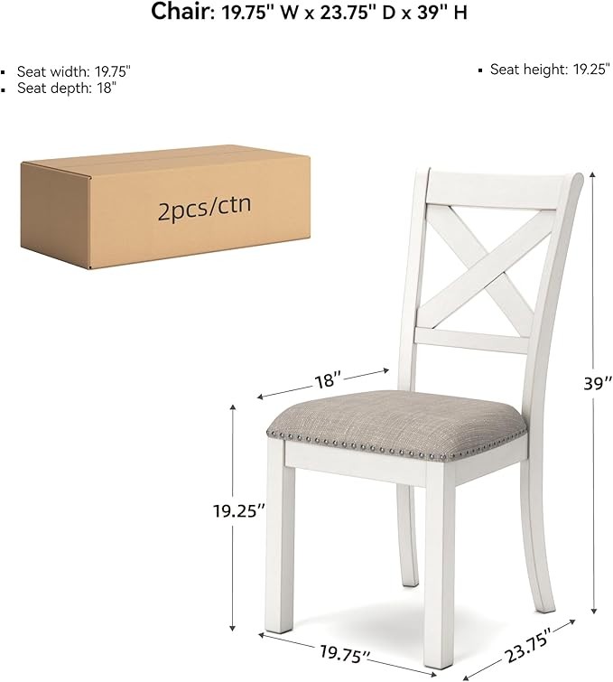 Signature Design by Ashley Robbinsdale Casual Upholstered Solid Wood Dining - Image 3