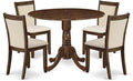 East West Furniture DLMZ5-AWA-32 5 Piece Dining Room Furniture Set Includes a by EastWestFurniture