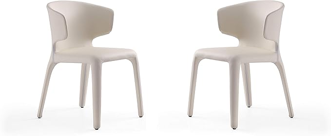 Manhattan Comfort Conrad Mid Century Modern Dining Chairs Woven Tweed by ManhattanComfort