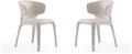 Manhattan Comfort Conrad Mid Century Modern Dining Chairs Woven Tweed by ManhattanComfort