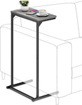 TUTOTAK C Shaped End Table, Small Side Table, 28.7 inch Tall Couch Table by WelcometotheTUTOTAKHome