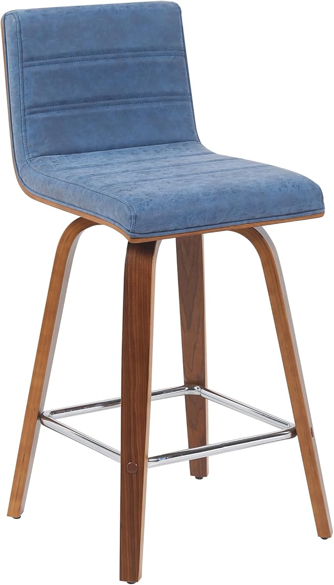 Vienna Modern Counter Height Swivel Bar Stool - Image 2