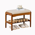latifolia Small Shoe Bench, Solid Wood Bench by Latifolia