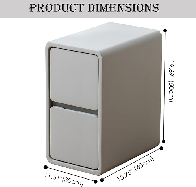 Narrow Nightstand, Solid Wood Night Stand - Image 2