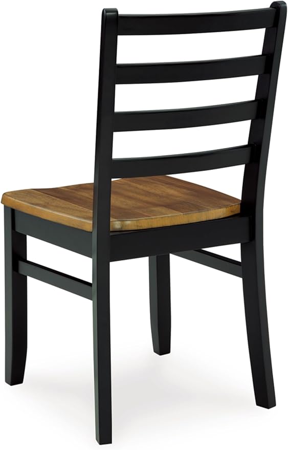 Signature Design by Ashley Blondon Rustic Chevron Dining Table and 6 Chairs - Image 10