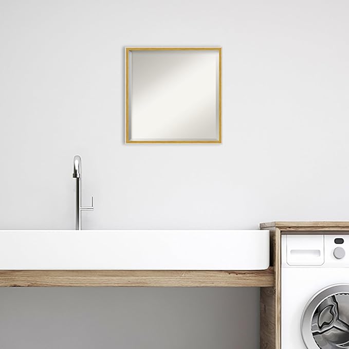 Amanti Art White Bathroom Mirror - Image 5