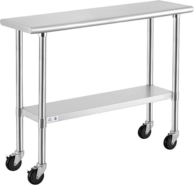 ROCKPOINT Stainless Steel Table by ROCKPOINT