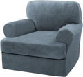 H.VERSAILTEX Sofa Cover 2 Piece T Cushion Armchair Slipcovers Thick Velvet by HVERSAILTEX