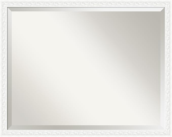Amanti Art White Bathroom Mirror by AmantiArt