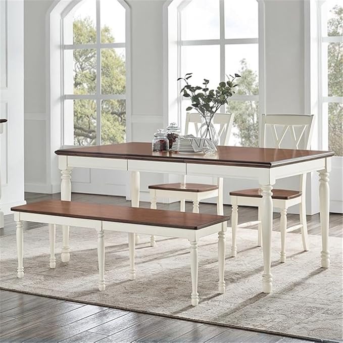 Crosley Furniture Shelby 4-Piece Traditional Dining Table Set - Image 2