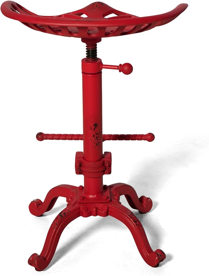 LOKKHAN Rustic Industrial Bar Stool - Image 5