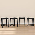 Plank+Beam Smythe Counter Stool, Sturdy Wood Modern Kitchen Counter Height Stool by PlankBeam