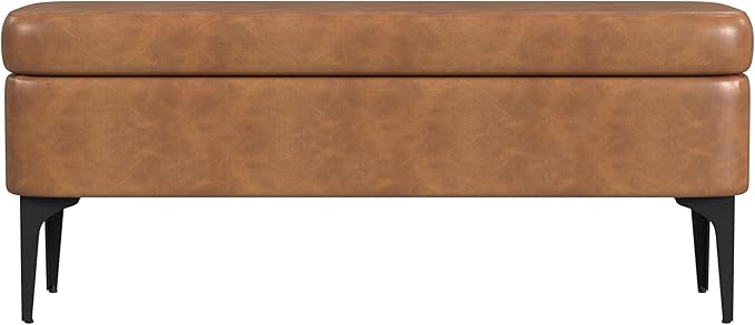 HomePop Upholstered Storage Bench - Image 4