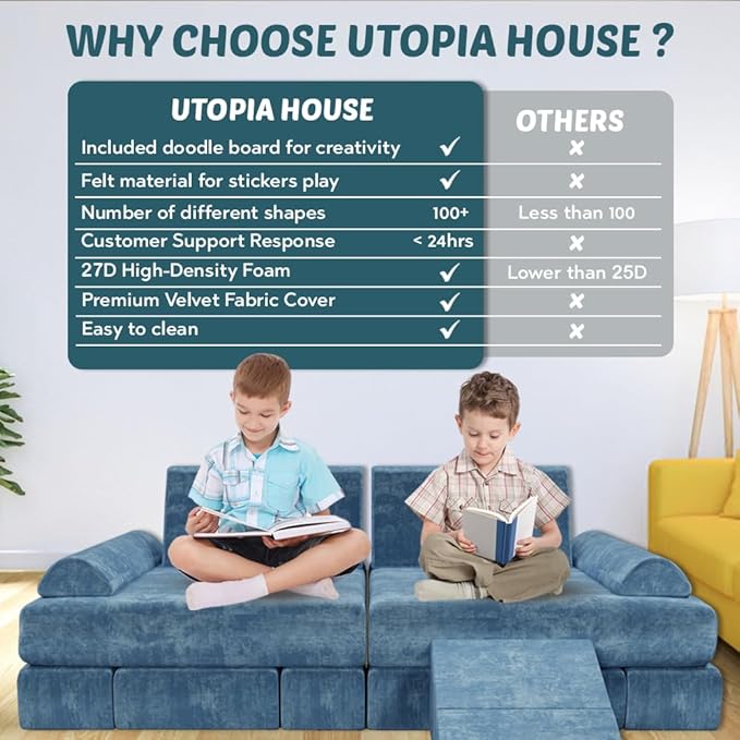 Modular Kids Play Couch & Sofa - Image 4