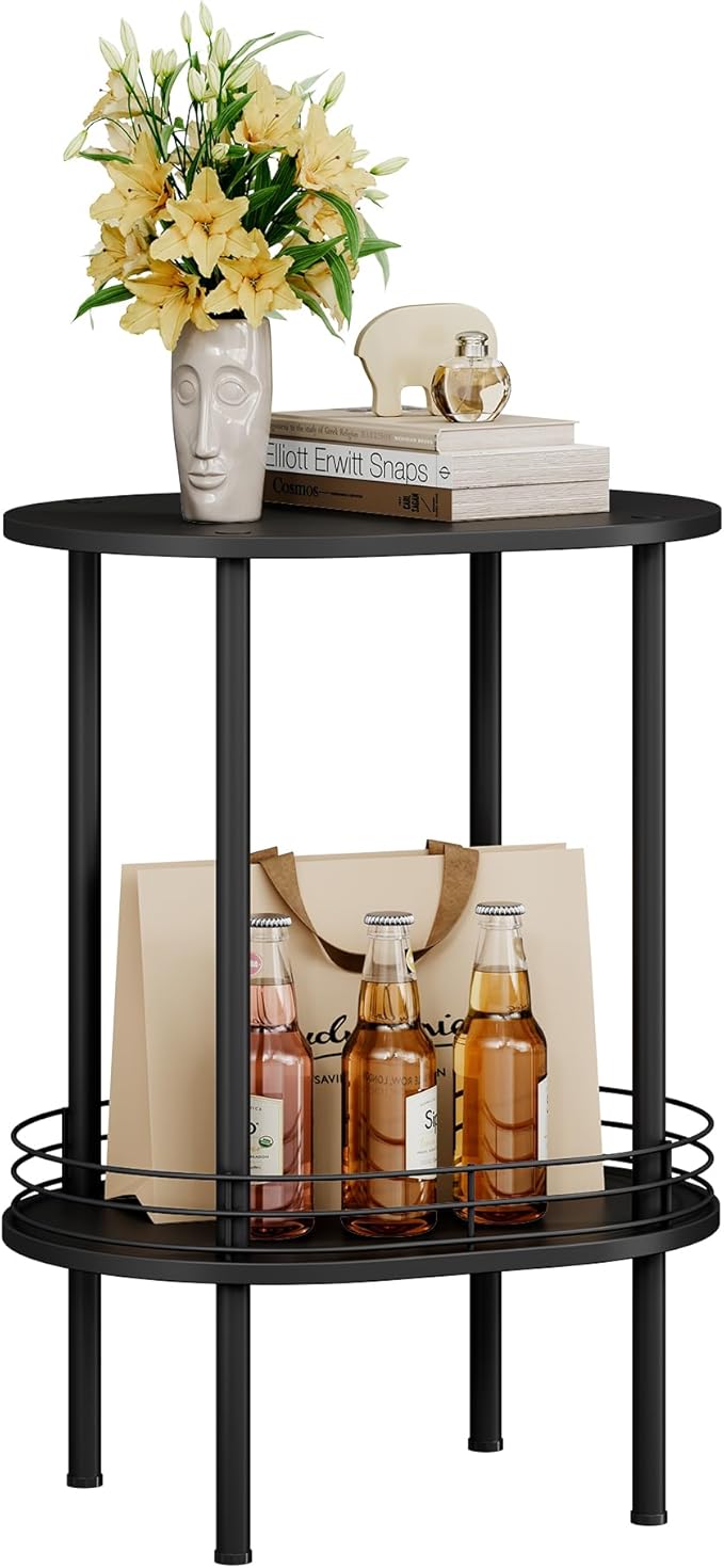 Small Round Side Table, Bedside Table - Image 8