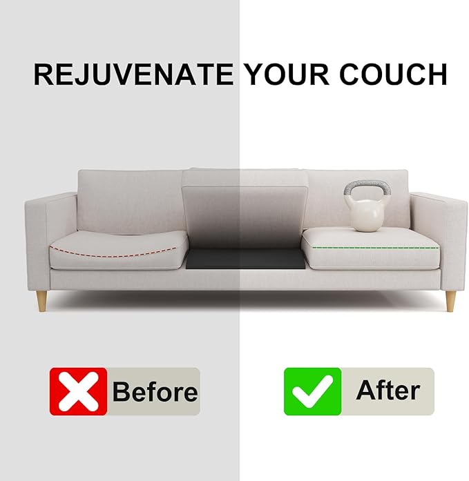 Couch Cushion Support for Sagging Seat, High-Density Curved Foam Sofa Furniture - Image 4