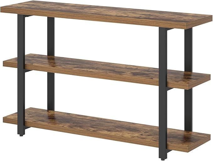 FOLUBAN Sofa Table, Wood Entryway Table - Image 9